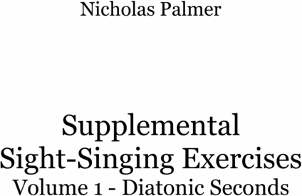 Product picture Sight Singing Exercises - Vol. 1 SA